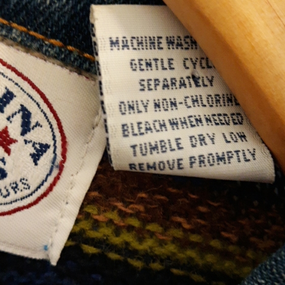 Vintage Denim Sweater jacket - Picture 4 of 4